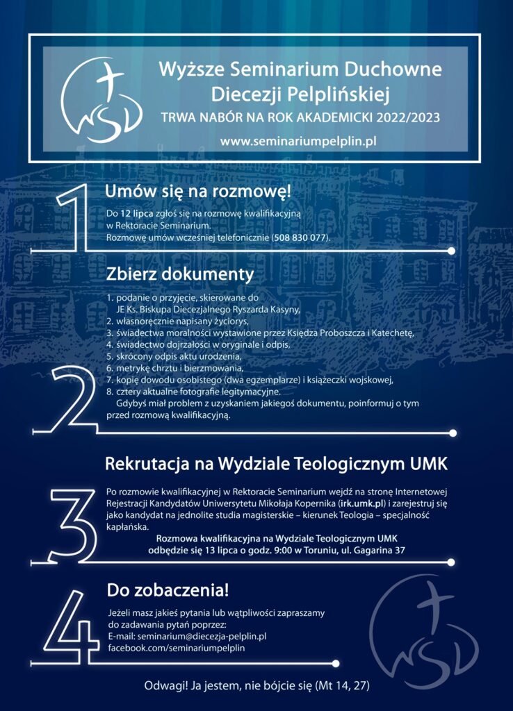 WSDDP nabór na rok akademicki 2022-2023 - plakat