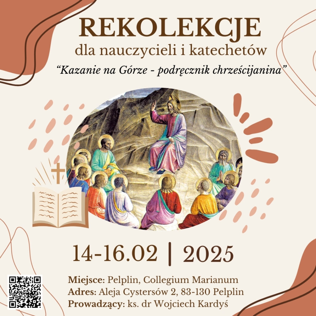 Plakat - Rekolekcje dla nauczycieli i katechetów