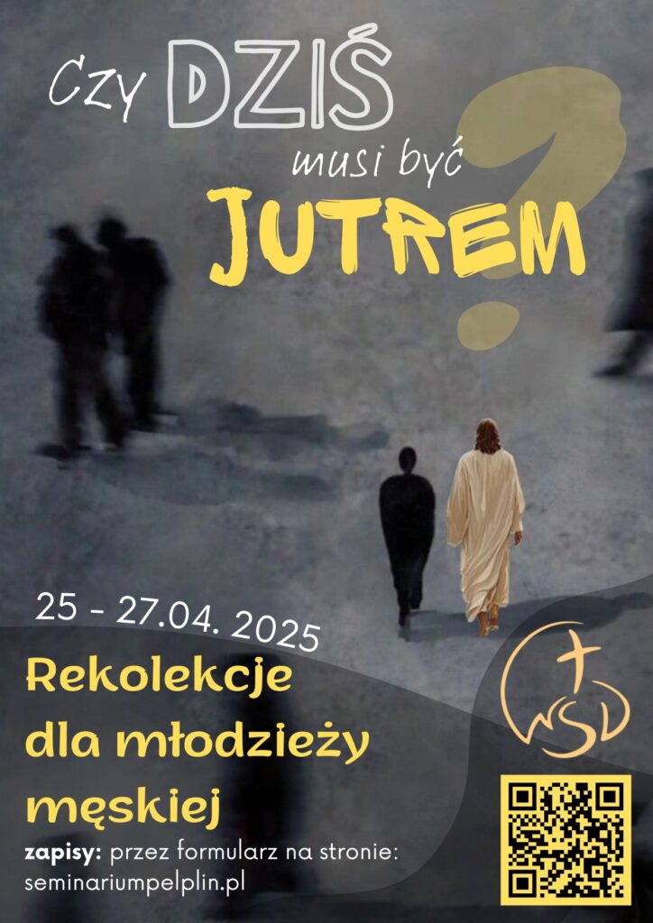 Plakat - Rekolekcje dla młodzieży męskiej