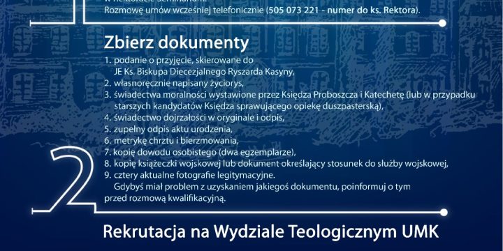 Wyższe Seminarium Duchowne Diecezji Pelplińskiej – trwa II nabór na rok akademicki 2026/2027