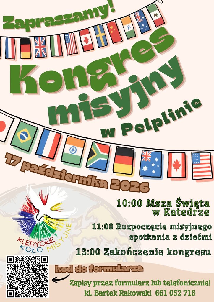 Plakat - Kongres misyjny w Pelplinie